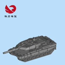 3D Printed 1/72/87/144 German Leopard 2A5 Main Battle Tank Unpainted Model Kit