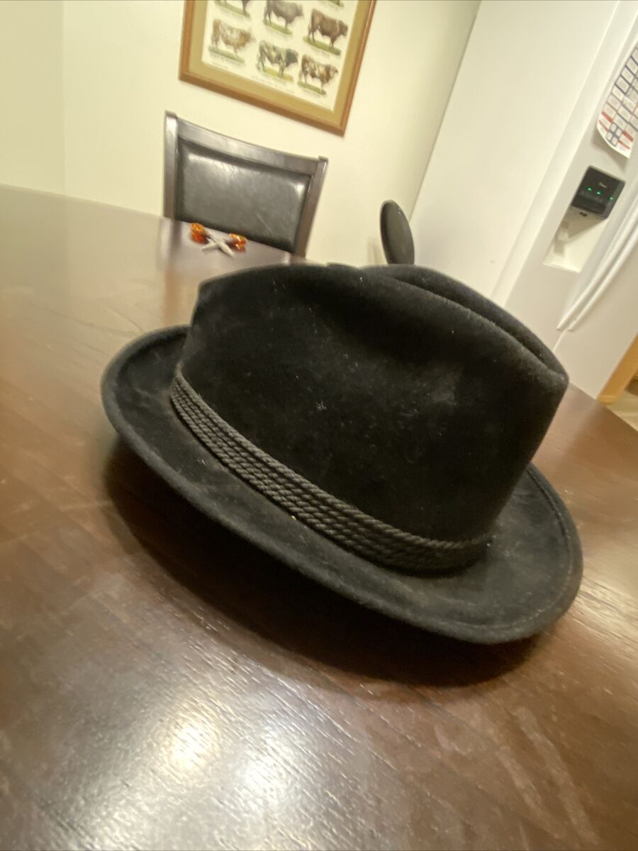 Vintage Knox New York Premier Hat size 7 Black with Band Vintage Knox New York Premier Hat size 7 Black with Band