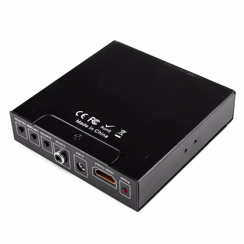 SCART to HDMI+HDMI RGB HD Video Converter Audio scart to hdmi+Digital 1080P KF - Image 2 of 4