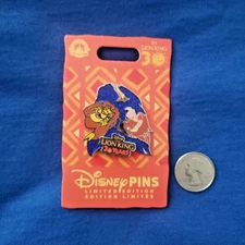 2024 Disney Parks Lion King 30th Anniversary Simba Timon Pumbaa Pin LE 4000