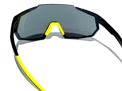 NEW 100% Percent RACETRAP 3.0 Gloss Black Shield Smoke Grey