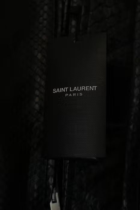 Saint Laurent PYTHON leather jacket pitone giubbotto