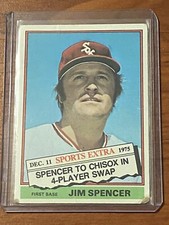 1976 Topps Baseball - Traded #83T Jim Spencer Chicago White Sox