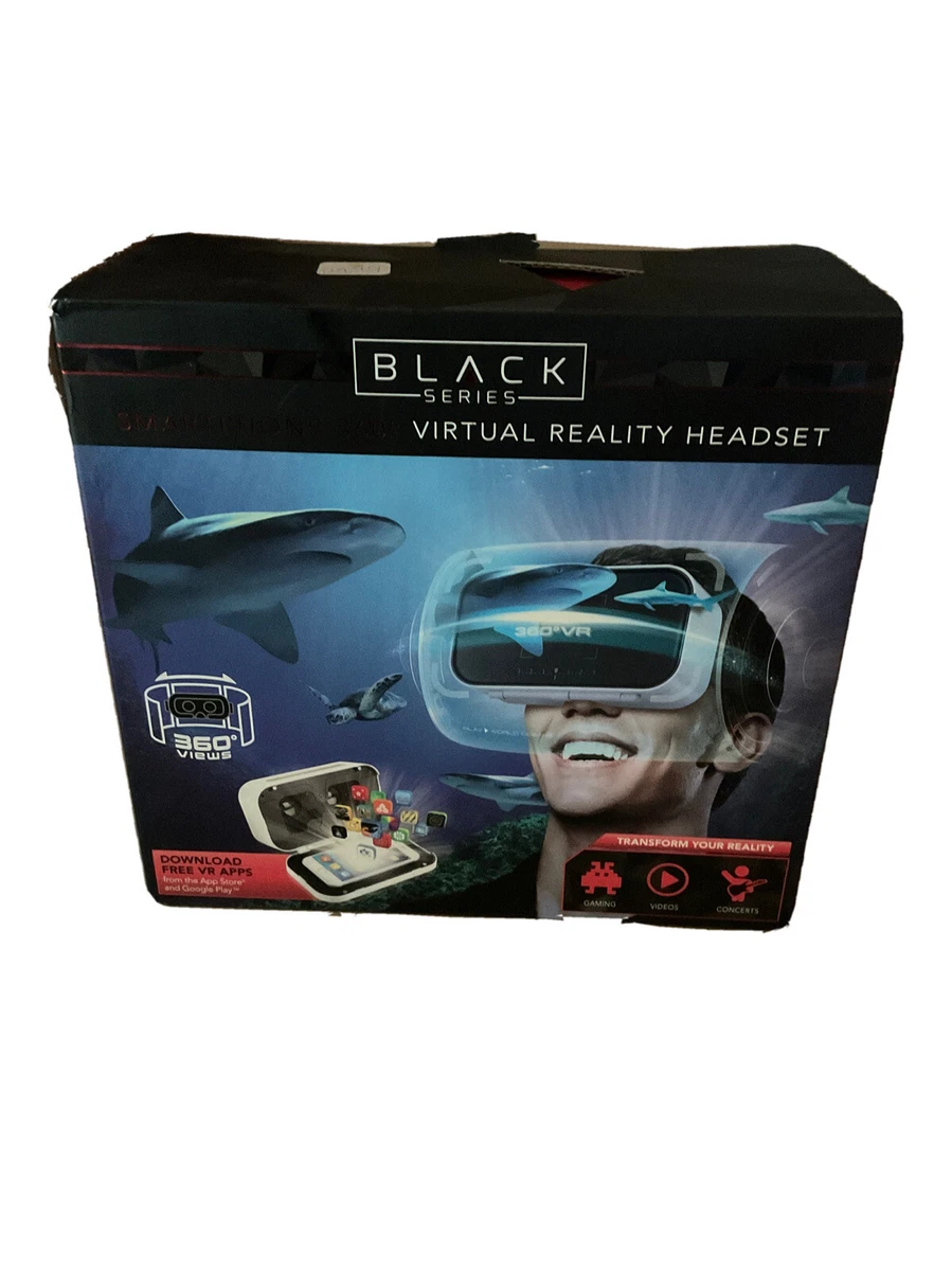 Black Series Smartphone 360 Degree Virtual Reality Headset w Head