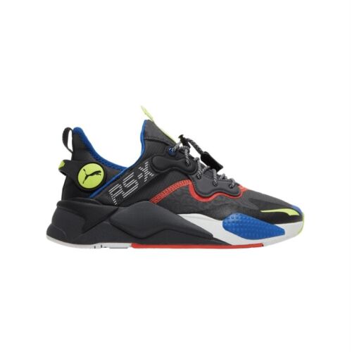 Puma RS-X T3CH Asphalt Red Blast Black Blue 375865 02 Tech RSX Size eBay