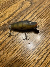 Vintage 1950s Made In USA JC Higgins Bass Caster Wooden Fishing Lure