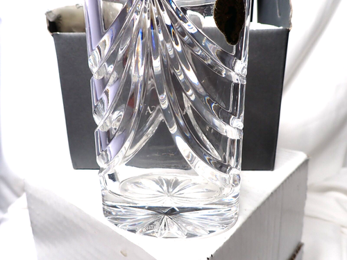 Waterford Crystal Overture 6 Inch Oval Vase in original box. Stunning! Germany - Picture 4 of 5