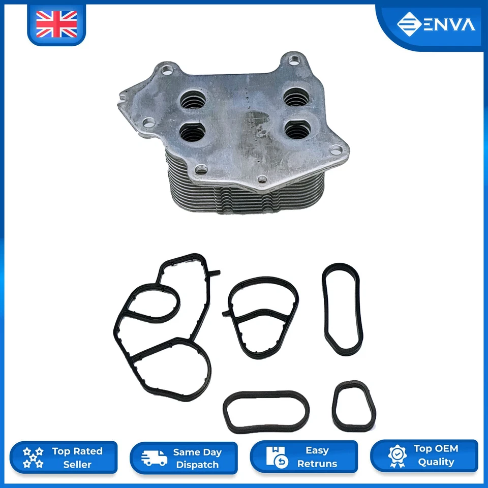 Oil Cooler For Peugeot 206 207 208 2008 301 307 308 3008 407 4008 508 5008 HDi - Image 2 of 4