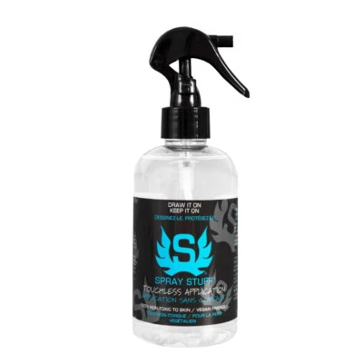 STENCIL STUFF Spray Stuff Tattoo Stencil Transfer Hold Lock Solution 8oz Bottle Stencils