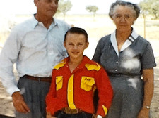 1957 Little Boy Birthday Party West Texas Cowboy Vintage Home 8mm Movie Film