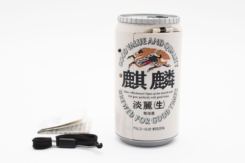 🚀🎁RAR!! 《 TOP NEUWERTIG 》麒麟 淡麗 (生) KIRIN BIERDOSE VINTAGE 35mm FILMKAMERA Japan