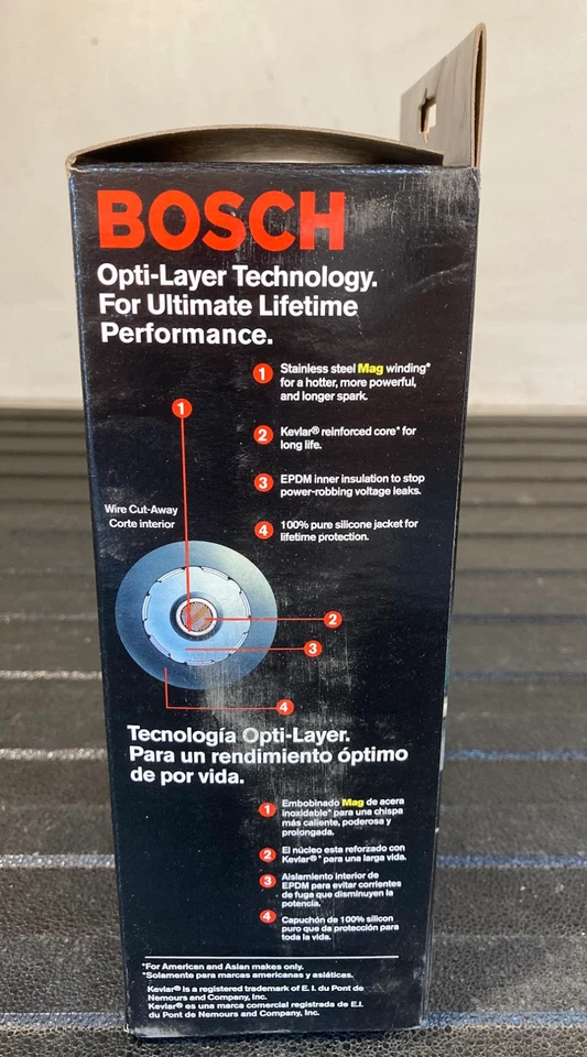 Набор силиконовых проводов свечей зажигания Bosch — 09231 — для Volvo 240, 242, 244, 245 и более - Изображение 2 из 4