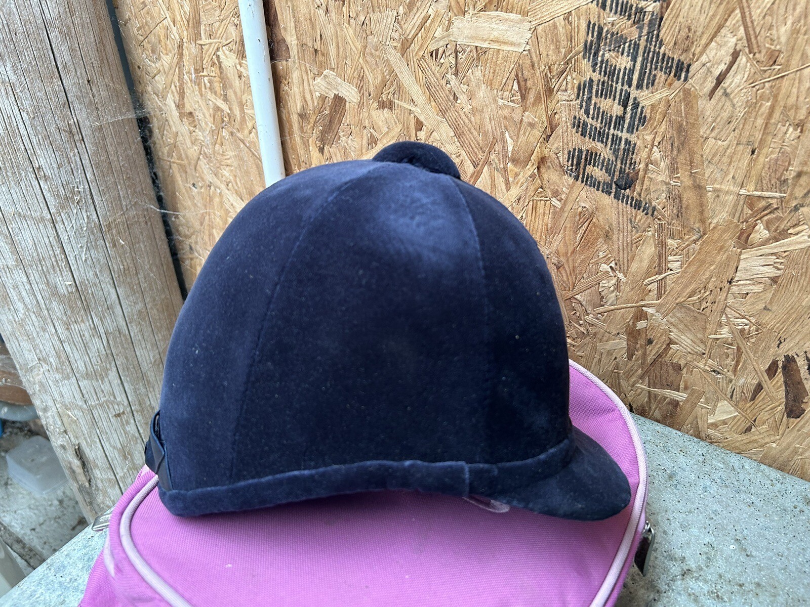 PATEY/ Hamilton Show Hat Navy Velvet Showing/Hunting Hat 58cm eBay