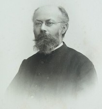 Porträt Pfarrer Wilhelm LYNCKER (1842-1897) in MAINZ v. Hoffotograf Hugo THIELE 