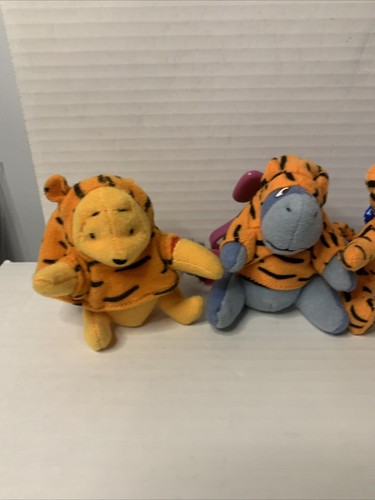 Tigger Movie SET OF 6 Plush BACKPACK CLIPS Pooh McDonalds Stuffed Clip On Toys - Picture 2 of 6