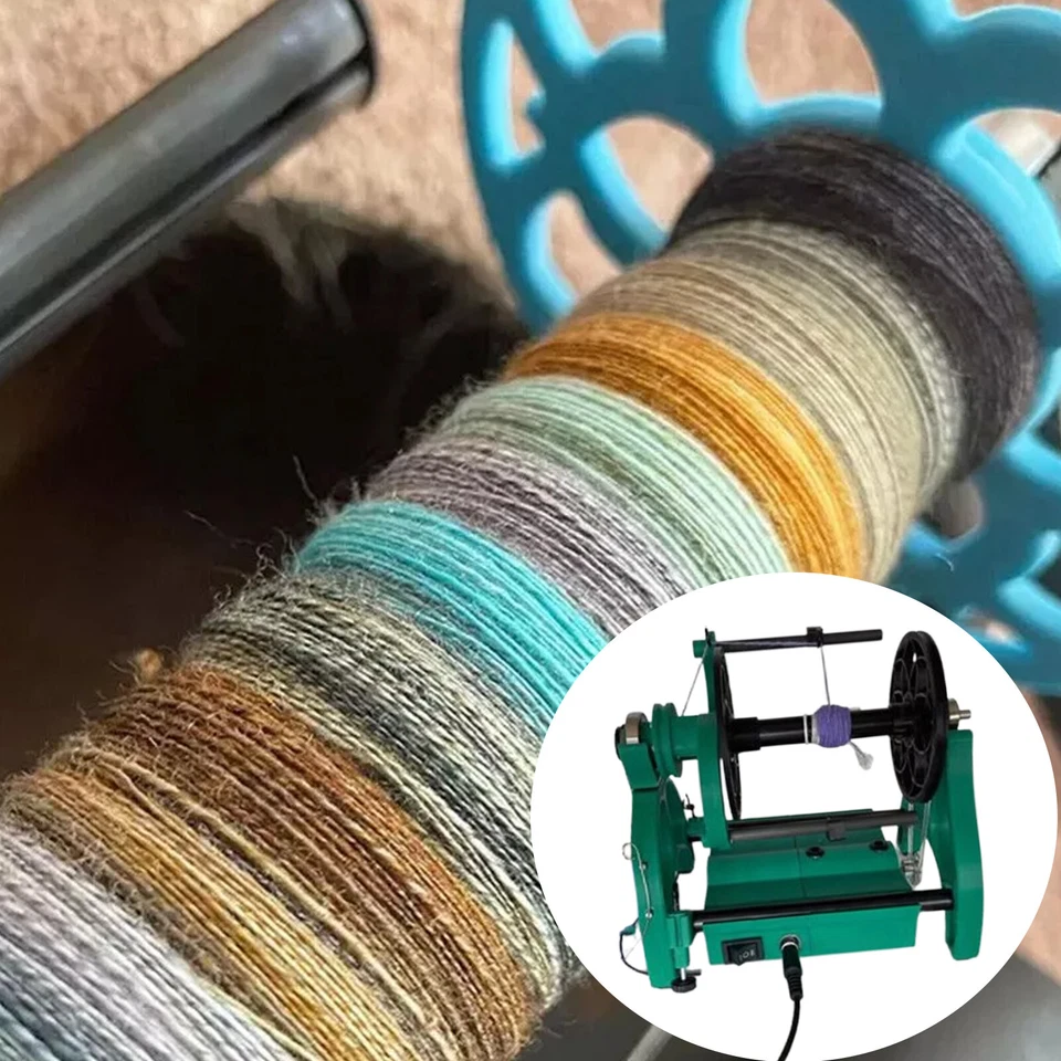 Mini rueda giratoria eléctrica doméstica 12V 800RPM pequeña rueda giratoria de lana EE. UU. Foto 3 de 3