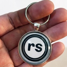 Vintage Chevy Camaro RS Rally Sport Steering Wheel Horn Cap 1.2" Dia. Keychain