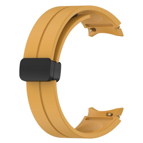 Cinturino in silicone per Samsung Galaxy Watch 7 6 5 4 40/44 mm chiusura magnetica fibbia a D - Foto 89 di 100