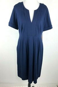 cobalt blue sheath dress