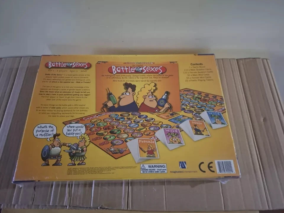 Imagination Entertainment The Original Battle of the Sexes Board Game, 2003, NEW - Image 4 of 4