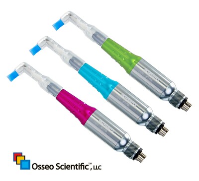 Dental Hygiene Prophy Handpiece ''TRIO'' 3 Motors & 3 Nose Cones - New, USA Made