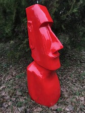 DESIGN, Moai Figur, Kopf, Rapa Nui Tiki Büste Osterinsel, Hochglanz