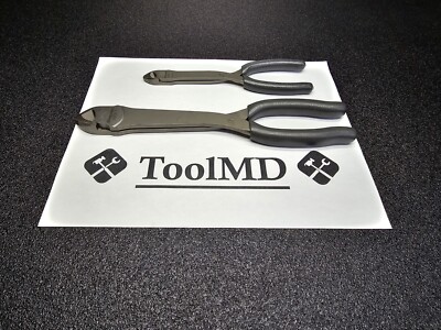 Snap-on Tools NEW DARK GREY Long Mini & Heavy-Duty Diagonal Cutters 808CF 312CF