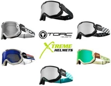 Torc Mojave Goggle for TORC T-3 AND T-50 Flexible Anti Fog Eyeglass Friendly 