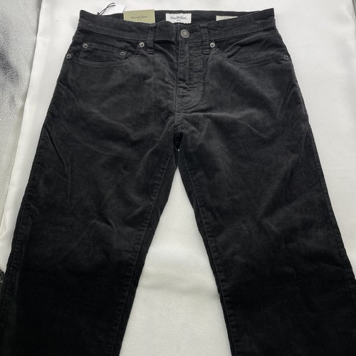 Men's Slim Straight Leg Corduroy 5 Pocket Pants Goodfellow & Co 36 x 32 Black - Picture 8 of 10