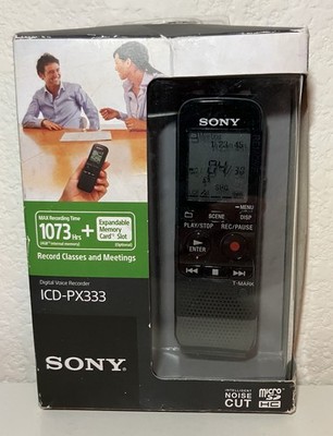 Sony Digital Voice Recorder ICD-PX333 Handheld 4 GB Internal Memory NEW SEALED