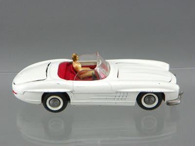 Vintage 1960s Tekno 925 Diecast 1/43 White Mercedes-Benz 300SL