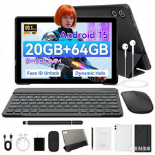 Tablet 10.1 inch Android 15 Tablet 20 64GB ROM Octa Core 1280 800 IPS WIFI HD US
