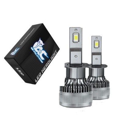 H1 Super Bright Canbus LED Headlight Bulbs Kit 32000LM