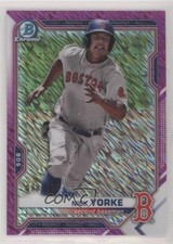 2021 Bowman Chrome Prospects Fuchsia Shimmer Refractor 38/199 Nick Yorke uk2