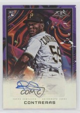 2022 Topps Fire Fire Auto Purple 33/50 Roansy Contreras #FA-RC Auto he0