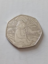 2018 PADDINGTON BEAR AT THE TRAIN STATION coin hunt 50p - Available on eBay