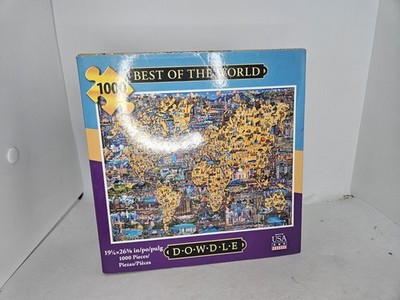 BEST OF THE WORLD, Dowdle Puzzle, 1000 Pieces - 19 1/4'' x 26 5/8'' New in the Box