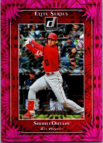 2019 Donruss Elite Series Pink Firework #ES2 Shohei Ohtani