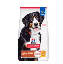 Hill's Science Diet Large Breed Chicken Barley Dry Dog Food, 35lb Bag