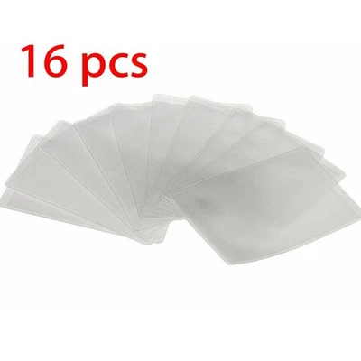 Dust Protector Card Holder ID Sleeve PVC 16pcs 9.6*6.1cm Driving Licence - Image 1 of 4