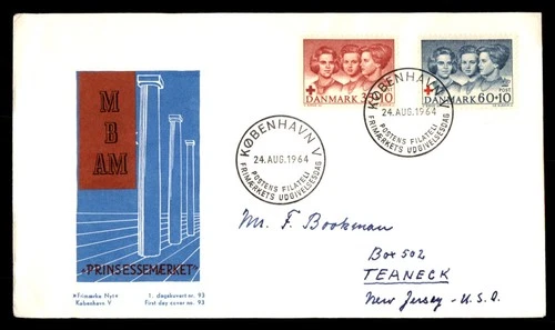 Mayfairstamps Denmark FDC 1964 Princesses Combo First Day Cover aaw_30423