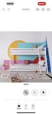 Bunk Beds  White . New In Box Sold As Seen . Never Been Open No Mattresses 