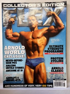 FLEX Bodybuilding Magazine June 2005 Cover Arnold Schwarzenegger 9514
