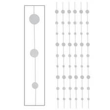 Glittered Dot Stringers