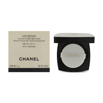 Chanel Foundation Les Beiges Healthy Glow 91 Caramel Dewy Cushion Foundation