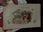 Vintage Christmas Greeting Cards Lot Santa Claus Holly Embossed — photo 10