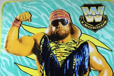 WWE Legends Macho Man Randy Savage Fleece Blanket 48x60 inches WWF