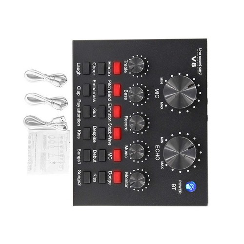 Scheda audio esterna V8 per uscita audio nitida perfetta per annuncio gioco - Photo 2/12