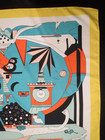 ORI TOOR 36" Square Scarf Melancia Quadrada The Squared Watermelon Op Art Cool! — photo 3