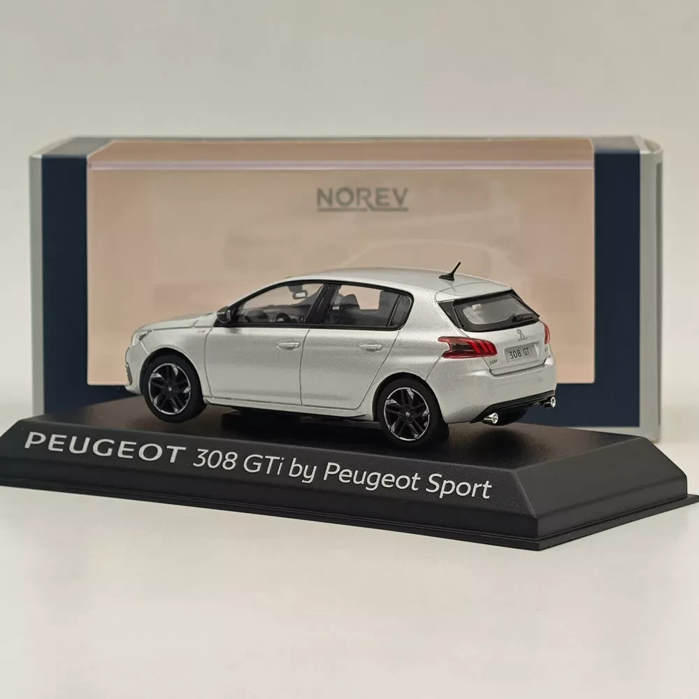 Miniature Peugeot 308 GTi 2015 Norev 1/43 Gris Argent de Second Choix